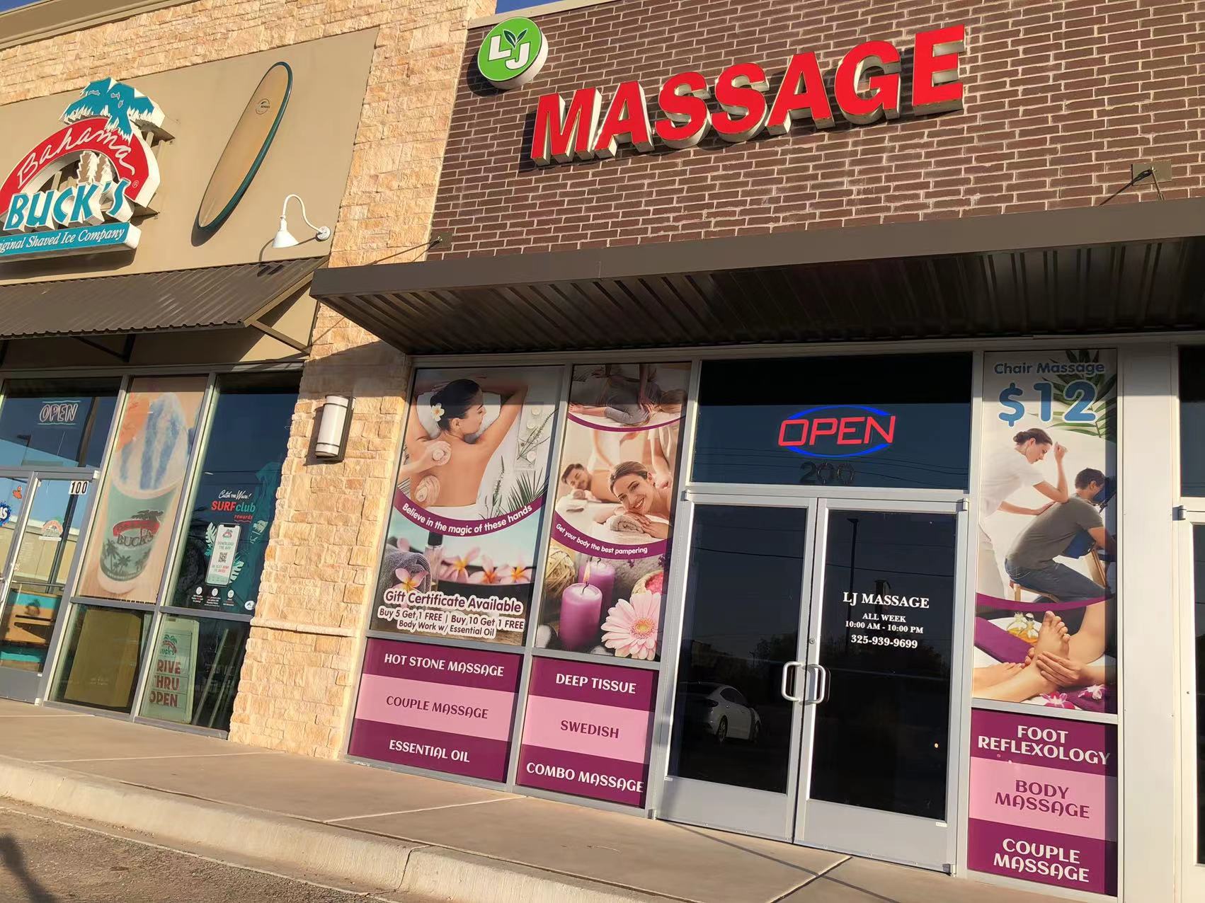 LJ Massage Professional Massage Spa San Angelo,TX 76904